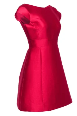 Kate Spade - Hot Pink Cap Sleeve Open Back Mini Cocktail Dress Sz 2