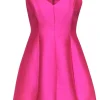 Kate Spade – Hot Pink V-Neck Fit & Flare Sleeveless Dress Sz 4
