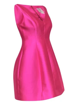 Kate Spade – Hot Pink V-Neck Fit & Flare Sleeveless Dress Sz 4