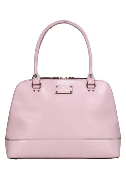 Kate Spade - Light Pink Leather Bowler Bag