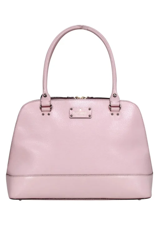 Kate Spade - Light Pink Leather Bowler Bag