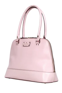 Kate Spade - Light Pink Leather Bowler Bag