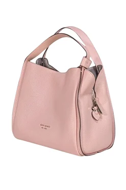 Kate Spade - Light Pink Pebbled Leather Satchel Bag
