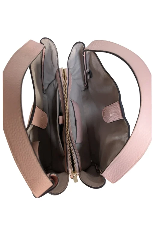 Kate Spade - Light Pink Pebbled Leather Satchel Bag