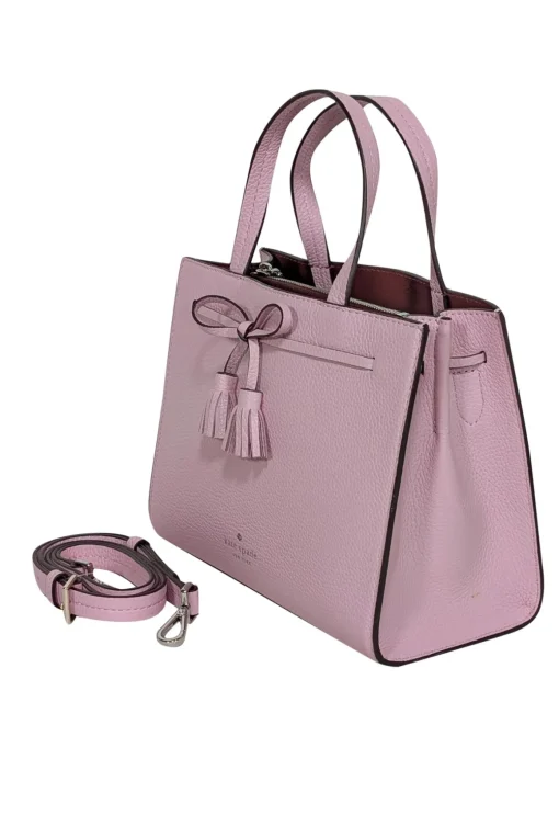 Kate Spade - Lilac Pink Pebbled Leather Satchel Bag