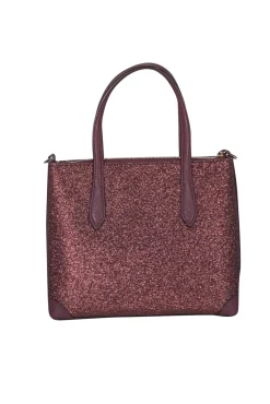 Kate Spade - Maroon Glitter Satchel
