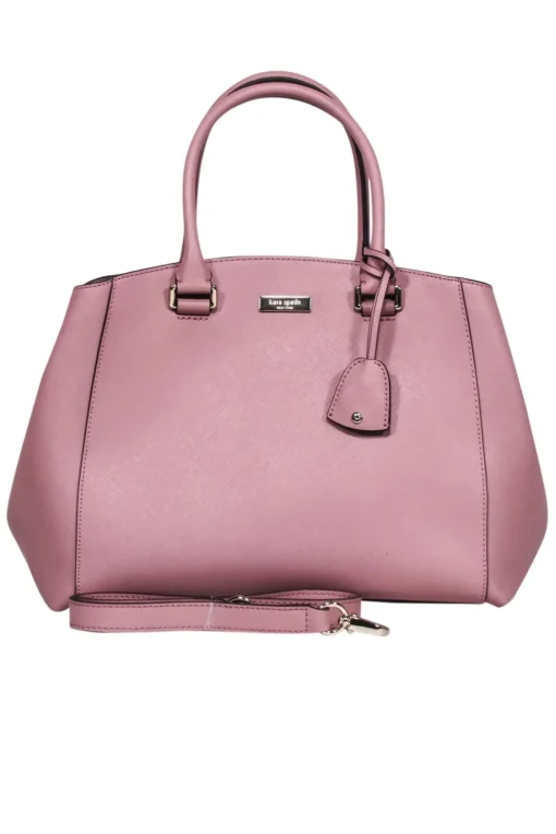 Kate Spade - Mauve Saffiano Leather Satchel