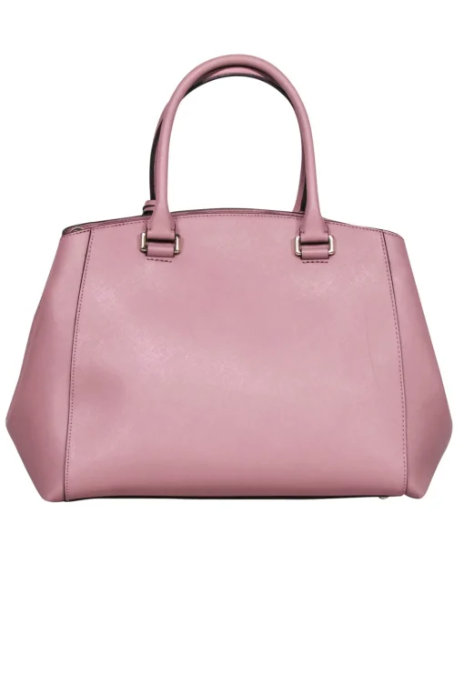 Kate Spade - Mauve Saffiano Leather Satchel