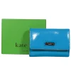 Kate Spade - Mini Teal Patent Leather Wallet