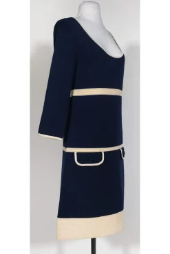 Kate Spade - Navy Blue Knit Dress Sz M