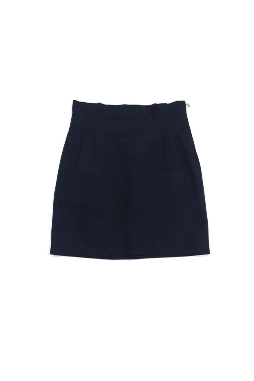 Kate Spade - Navy Pleated Waist Skirt Sz 6