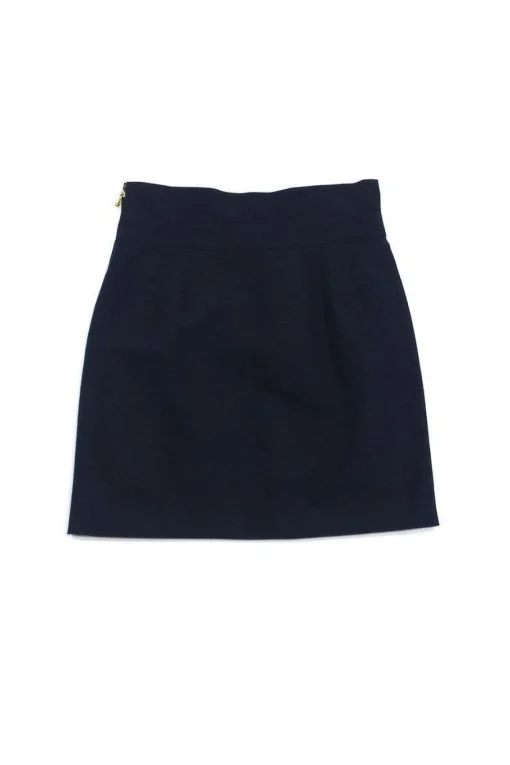 Kate Spade - Navy Pleated Waist Skirt Sz 6