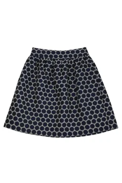 Kate Spade - Navy Polka Dot Skirt Sz 2