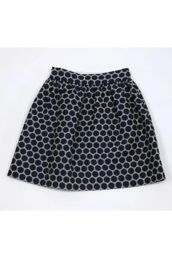 Kate Spade - Navy Polka Dot Skirt Sz 2