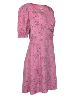 Kate Spade - Pink "Meadow" Print Wrap Dress Sz 6