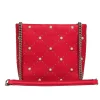 Kate Spade - Red leather Pearl Accent Crossbody