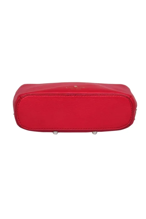 Kate Spade - Red leather Pearl Accent Crossbody