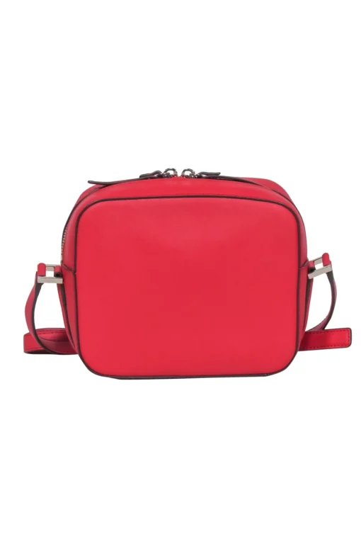 Kate Spade - Red Leather Square Crossbody