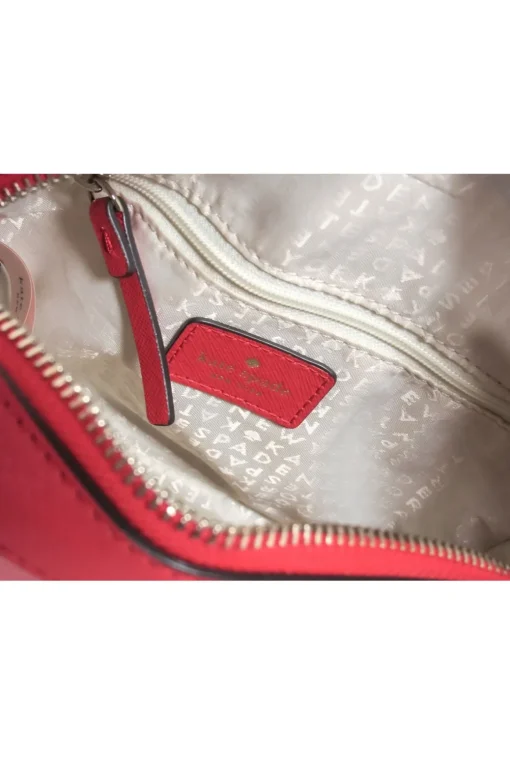 Kate Spade - Red Leather Square Crossbody