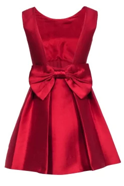 Kate Spade - Red Sleevelss Open Bow Back Fit & Flare Dress Sz 8