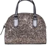 Kate Spade - Silver & Grey Glitter "Laurel Way" Crossbody Bag
