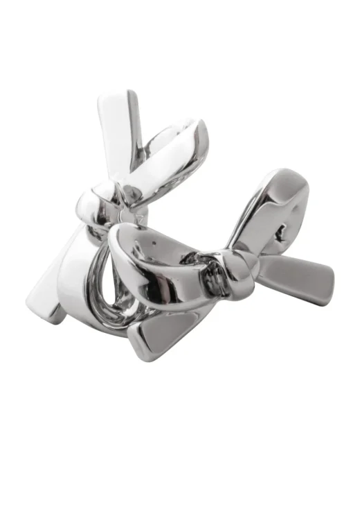 Kate Spade - Silver-Tone Bow Earrings