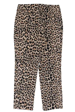 Kate Spade  - Tan & Black Cheetah Print Pencil Leg Trouser Sz 8