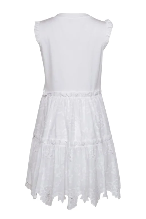 Kate Spade - White "Freshwhite" Cotton Tiered Sundress Sz M