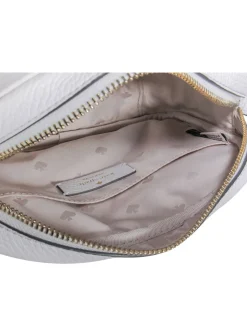 Kate Spade – White Leather Rainbow Logo Crossbody Camera Bag