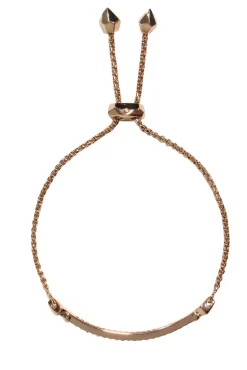 Kendra Scott - Rose Gold Adjustable Jeweled Bar Bracelet