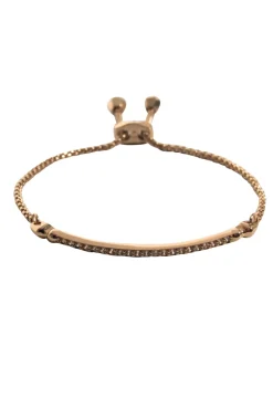 Kendra Scott - Rose Gold Adjustable Jeweled Bar Bracelet