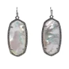 Kendra Scott - Silver & Mother of Pearl Dangle Earrings