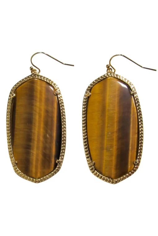 Kendra Scott - Tiger's Eye "Danielle" Statement Earrings