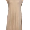 Kenzo - Tan Cap Sleeve Shift Dress Sz S
