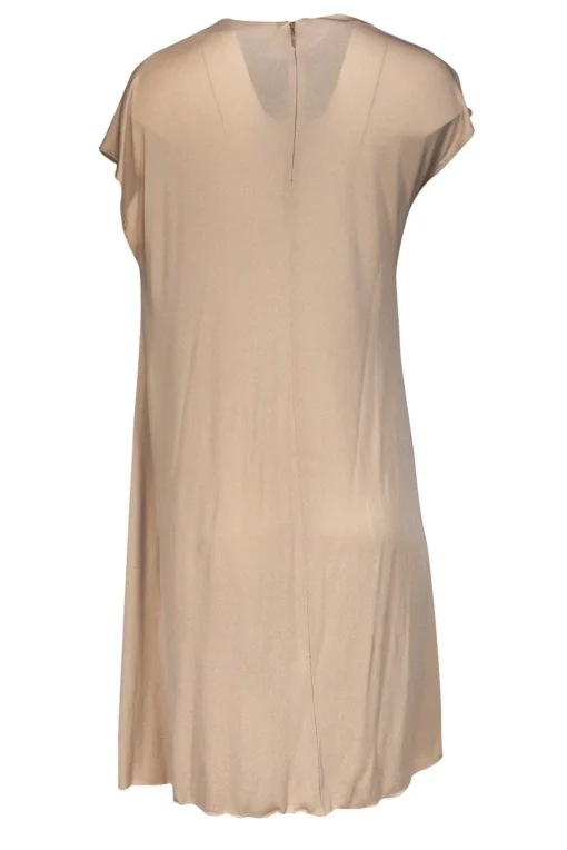 Kenzo - Tan Cap Sleeve Shift Dress Sz S