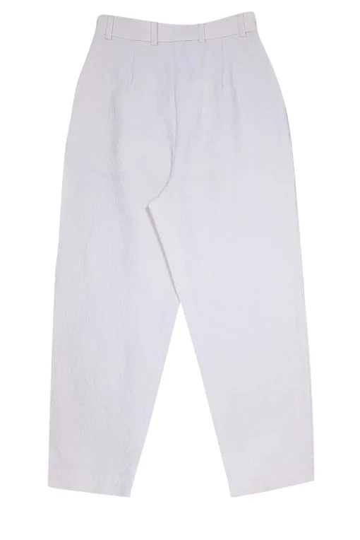 King & Tuckfield - Cream Textured Trouser Pants Sz M