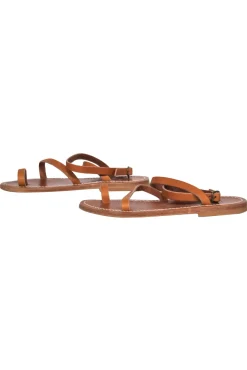 K.Jacques - Tan Leather Strappy 