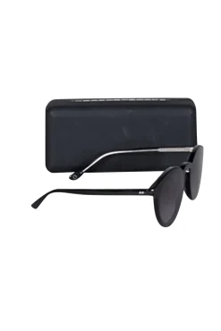 Krewe - Black Rounded "Collins" Sunglasses