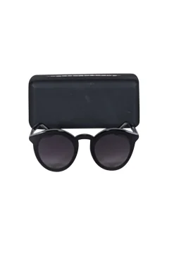 Krewe - Black Rounded "Collins" Sunglasses