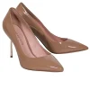 Kurt Geiger - Beige Patent Leather Pointed Toe Pumps Sz 7.5