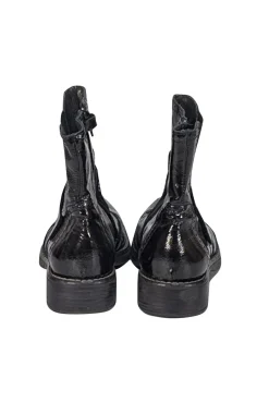 La Perla - Black Patent Textured Short Boots Sz 6