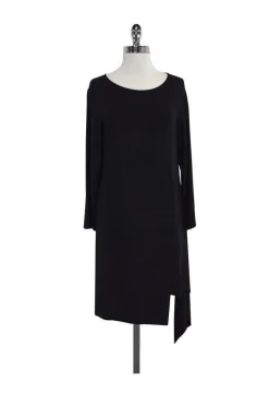 Lafayette 148 - Black Asymmetrical Hemline Dress Sz S