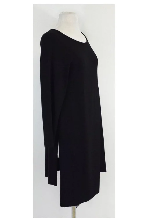 Lafayette 148 - Black Asymmetrical Hemline Dress Sz S