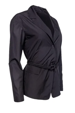 Lafayette 148 - Black Blazer w/ Skinny Belt Sz 4