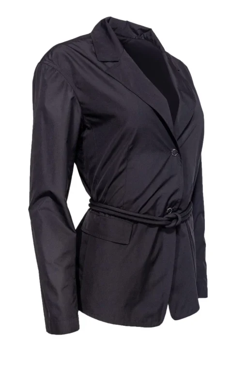 Lafayette 148 - Black Blazer w/ Skinny Belt Sz 4