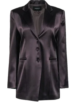Lafayette 148 - Chocolate Brown Satin Blazer Sz 8