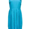 Lafayette 148 - Teal Linen Fit & Flare Dress Sz 8
