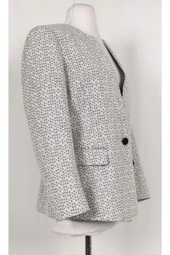 Lafayette 148 - White & Blue Blazer Sz 10