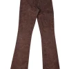 L'Agence - Brown Selma Coated Bootcut Jeans Sz 8