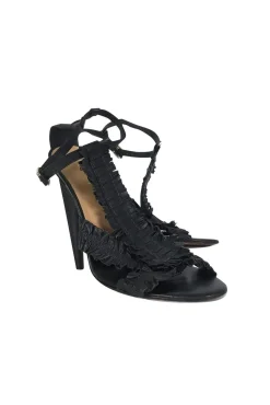 L.A.M.B. - Black Fringe Pumps Sz 7